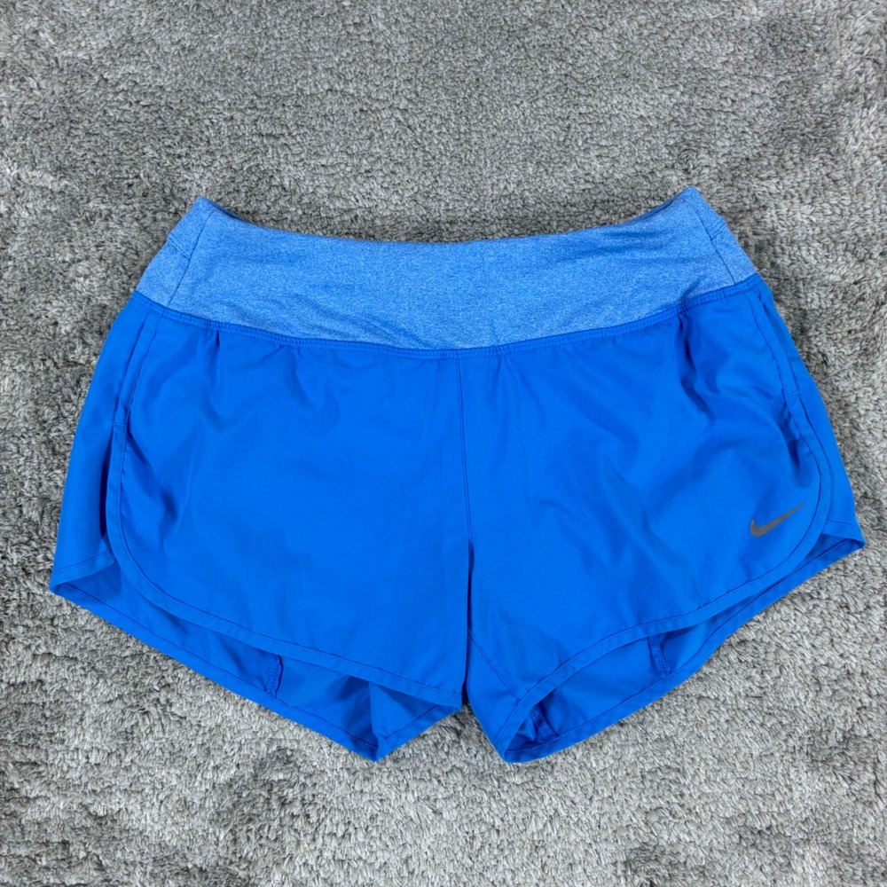 Nike Rival 3" Running Shorts Womens Small Blue Dri-FIT Lined 719582-435